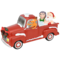 Santa and Mrs. Claus Partying Pickup Truck 'Hillbilly' Hot Tub 8" Decoration Figurine